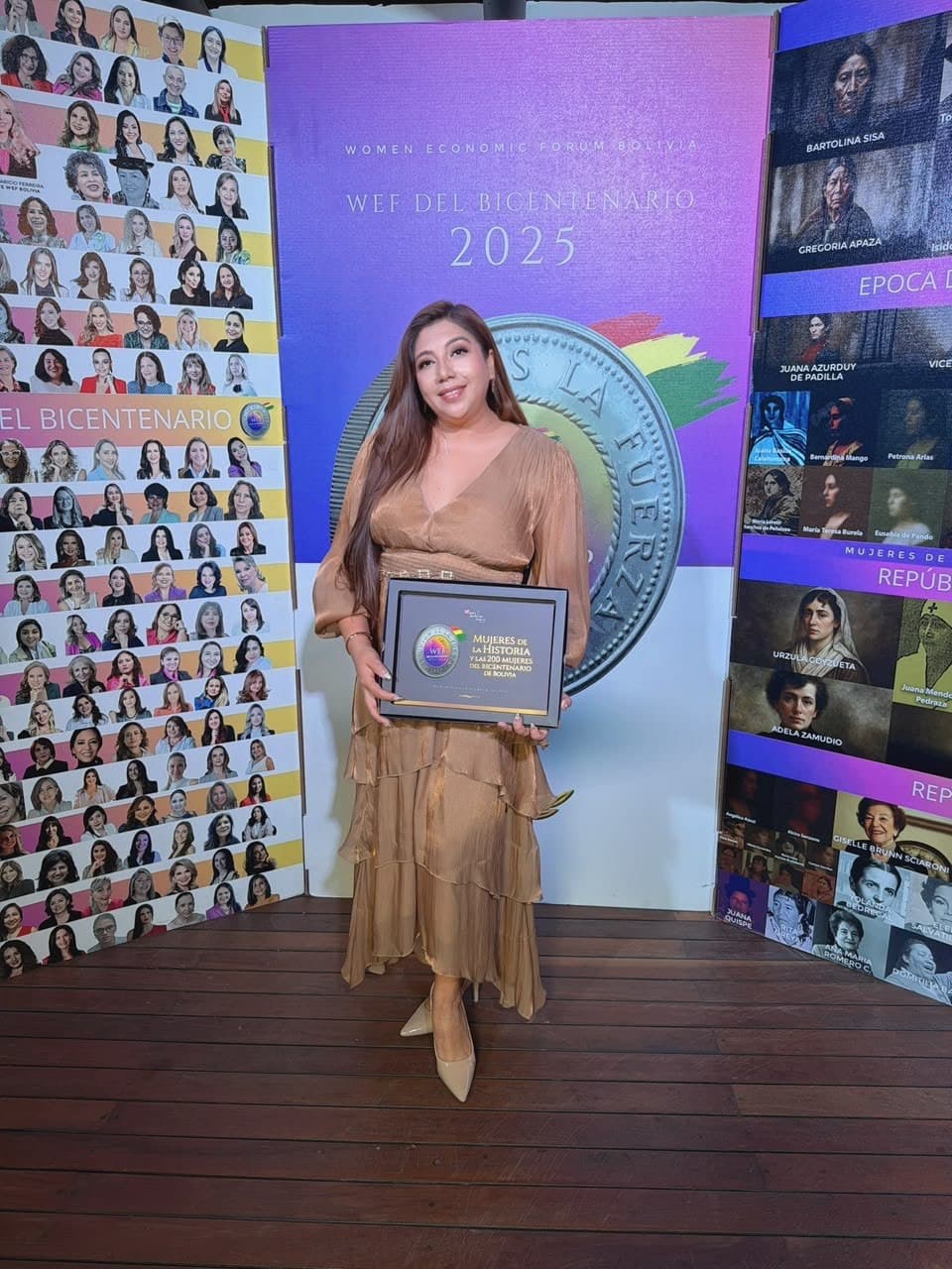 Ninoska Toro Espada forma parte de las 200 Mujeres del Bicentenario de Bolivia
